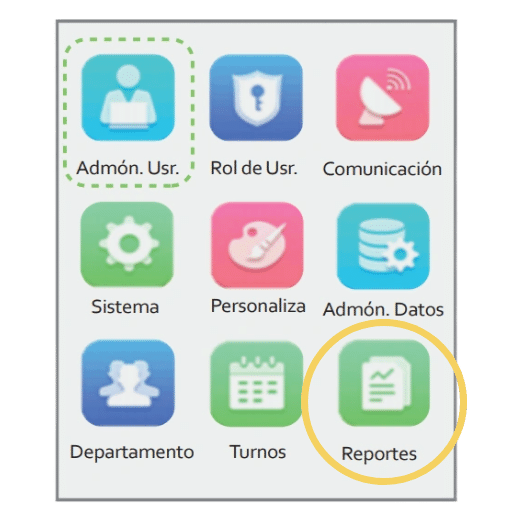 Descargar reportes checador