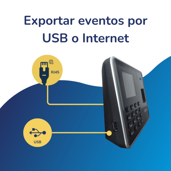 Reloj Checador Biométrico Huellas dactilares 30 Empleados - Imagen 5