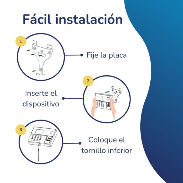 Reloj Checador Biométrico Huellas dactilares 30 Empleados - Imagen 7